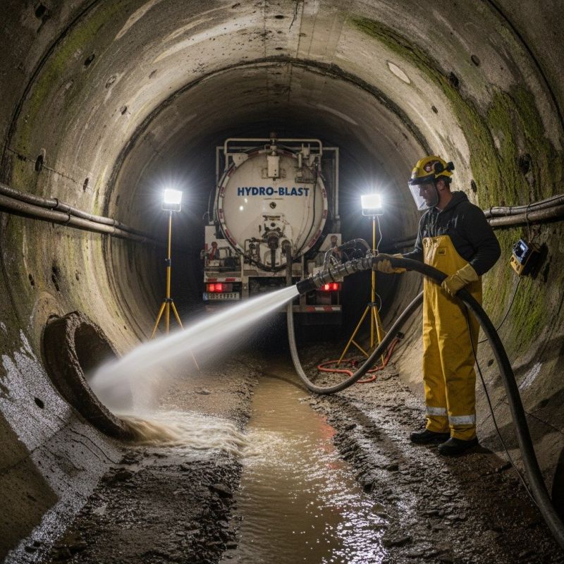 Sewer Line Clearing detail