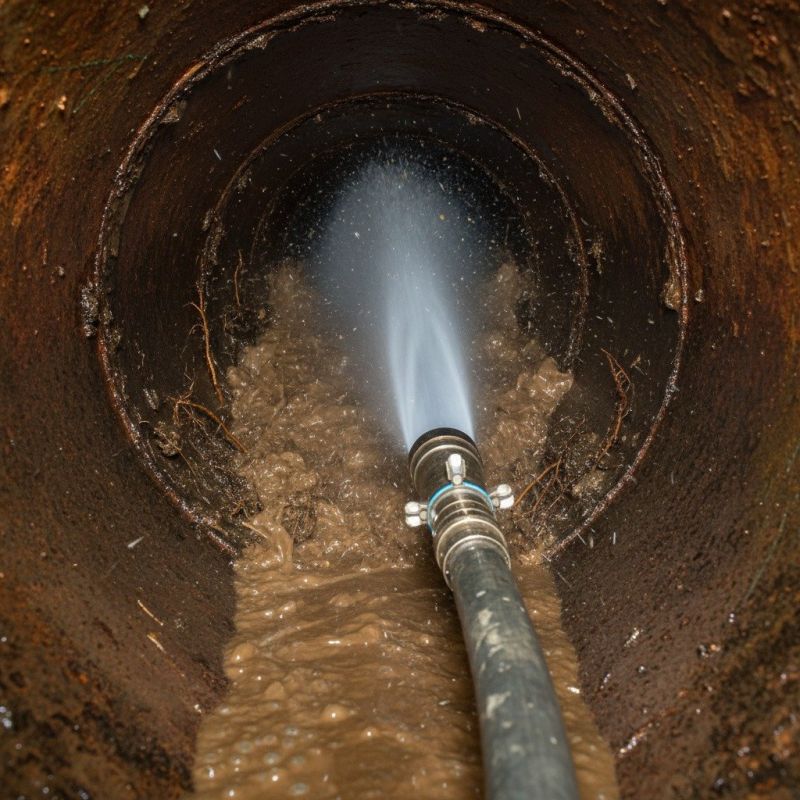 Sewer Line Hydrojetting detail